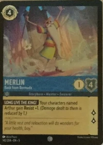 Merlín, espalda de Bermudas lámina fría - (142/222), Lorcana cielos brillantes - Imagen 1 de 1