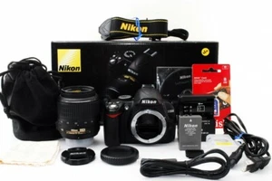 Nikon D3000 10.2MP DX VR 18-55mm Lens Kit [Exc+++] w/Box,8GB SD,Strap,Case [jkh] - Picture 1 of 11