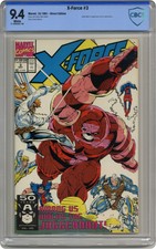 X-Force #3 CBCS 9.4 1991 21-0E6C9EE-160
