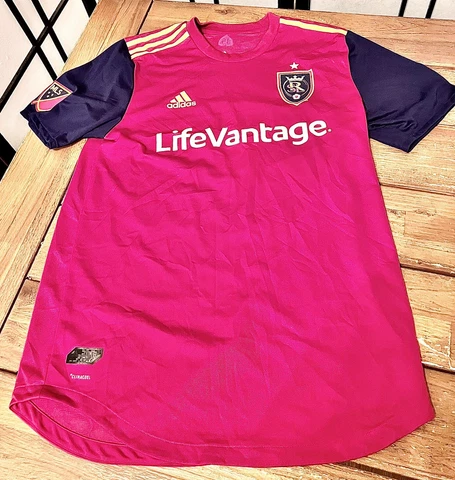 Adidas Authentic MLS Jersey RSL Salt Lake Real Team Red sz XL 18 Smith Cover