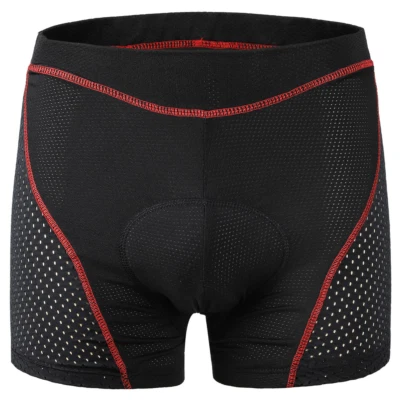 Pantalones Cortos para Ciclismo Bicicleta MTB Transpirables 3D Gel Acolchado Ropa Interior Pantalones Cortos para Hombres Foto 1 de 4