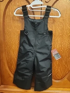 Snow Pants, Water Resistant, Toddler, 2t, Black, Snowsuit, Winter - Picture 1 of 2