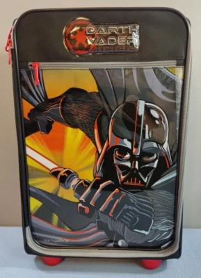 NEW WITH TAGS AMERICAN TOURISTER STAR WARS DARTH VADER 18" TALL UPRIGHT SUITCASE - Image 1 of 4