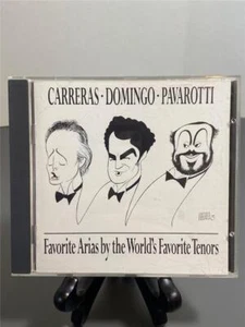 Carreras - Domingo - Pavarotti - Favorite Arias World's Favorite Tenors Music CD - Picture 1 of 1