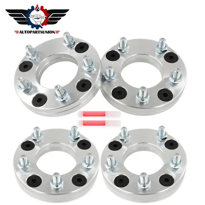 (4) 4x4.5" To 5x4.5" Wheel Spacers 1" For Altima Cube Sentra Maxima Versa 240SX - Image 1 of 4