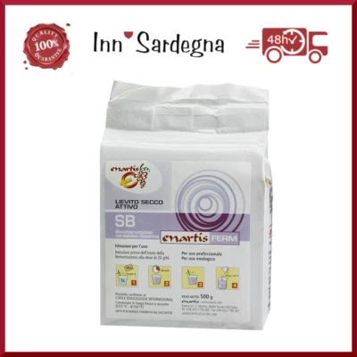 Lievito enologico S. Bayanus Enartis SB per tutte le tipologie vino mosto 500 g