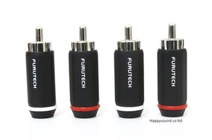 GENUINO 4 piezas FURUTECH Japón FP-126(R) RCA Conector enchufe rodio FP-126 - Imagen 1 de 2