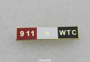Uniform Citation Bar WTC Memorial 911 Citation bar pin - Picture 1 of 3