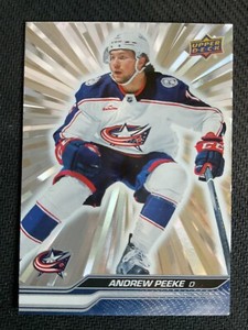 Andrew Peeke 2023-24 Upper Deck Outburst Silver Parallel Card #51