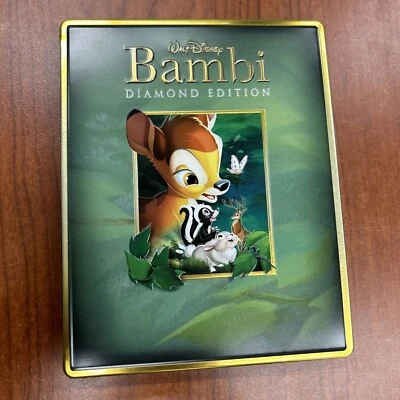 Disney Bambi Diamond 2-Discs Bluray Future Shop Limited Edition Steelbook - Image 1 of 4
