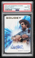 2021 Upper Deck Goodwin Champions Goudey Scott Avett #GA-SA PSA 10 GEM MT Auto