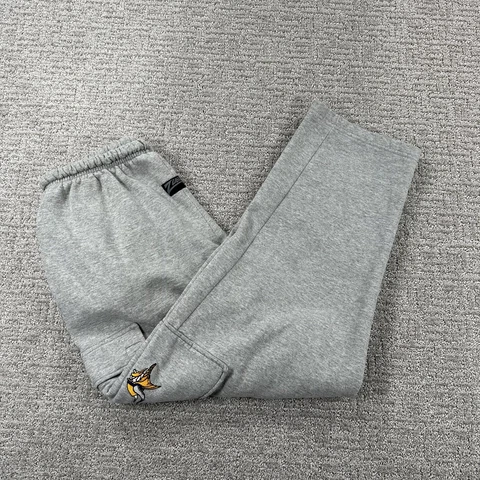 Minnesota Vikings Sweatpants Large Grey Zubaz Cargo Pockets Elastic Waist Mens Cover