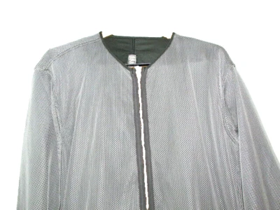 men's gray JUMPSUIT over layer white fishnet fabric SWAT VIPER (H #3 of 3 ) - Image 1 of 4