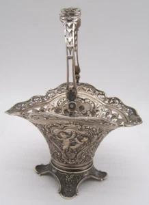 CESTO EUROPEO IN ARGENTO FATTO A MANO MOLTO BEN FATTO - Foto 1 di 8