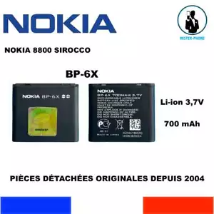 ORIGINAL BATTERY REPLACEMENT OEM NOKIA BP-6X 700mAh SIROCCO 8800 BATERIA AKKU - Picture 1 of 6