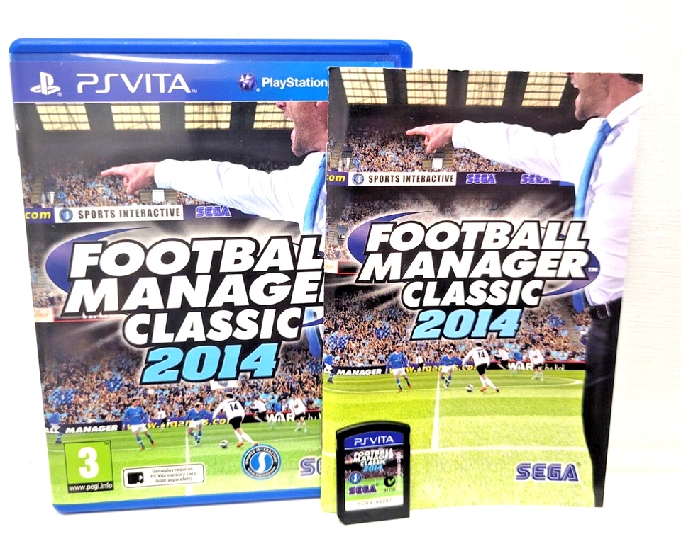 Football Manager Classic 2014 PS Vita Playstation PS Vita With Manual PEGI 3 - Image 1 of 4