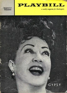 Gypsy Playbill, Ethel Merman, Jack Klugman, Julienne Marie, Karnilova, NYC, 1961 - Imagen 1 de 3