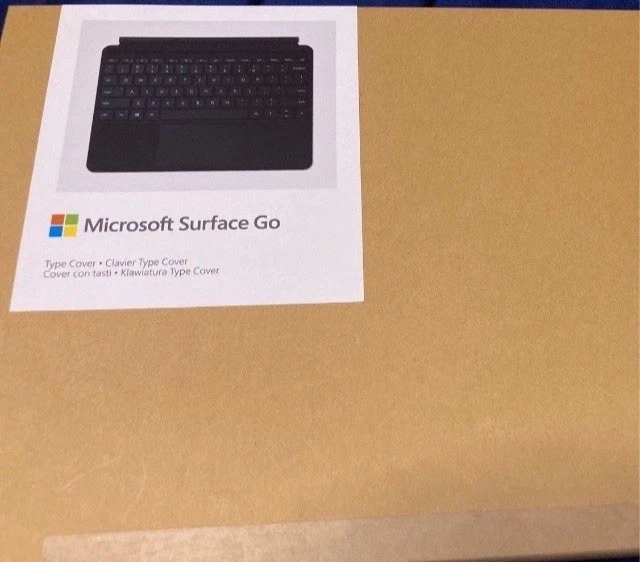MICROSOFT Surface Go Type Cover Schwarz for Business  KCN-00027 deutsches Layout - Bild 1 von 1