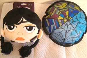 Wednesday Addams Plush Rope Dog Toy MGM w/Frisbee Halloween Fun Chew Tug of War - Picture 1 of 8
