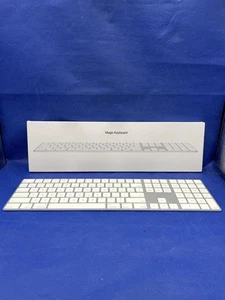 Apple Magic Keyboard with Numeric Keypad: - White [MQ052LL/A] - Picture 1 of 8