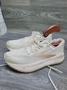 Brooks Ghost Max Womens 8.5 Shoes Running Sneaker Gym Gray Pink (No Insoles) - Picture 1 of 11