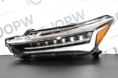Perfeito! Genuíno! Farol Acura ILX LED 2019-2022 cromado sem especificação A esquerdo fabricante de equipamento original - Imagem 1 de 4