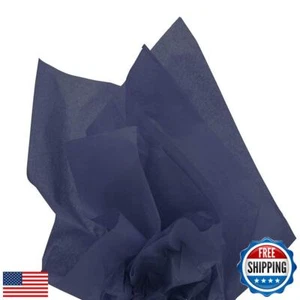 JAM PAPER Tissue Paper - Navy Blue - 10 Sheets/Pack - Picture 1 of 5