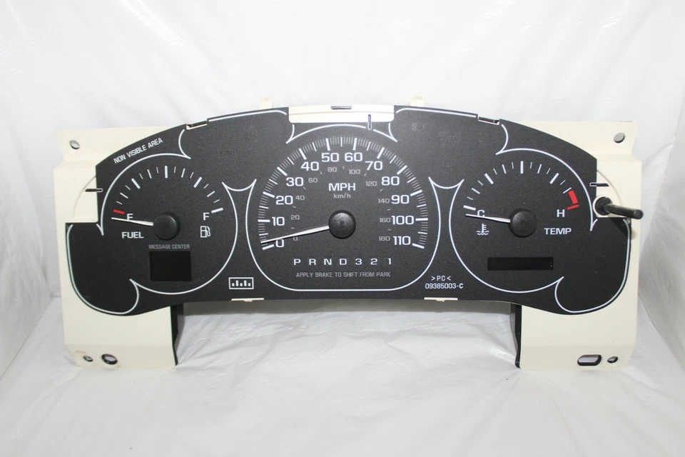 Cuadro de instrumentos velocímetro 01 panel de instrumentos Chevy Venture reconstruido 192.450 millas Foto 1 de 4
