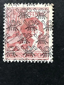 Stamp Germany 1948 Allied Occupation Net Overprint 60 Pfennig Used - Picture 1 of 1