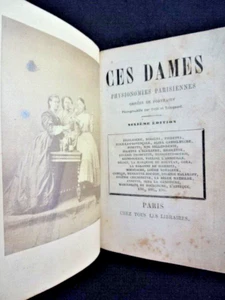 VERMOREL - Ces DAMES - Physionomies Parisiennes - RARE - CURIOSA - - Picture 1 of 12