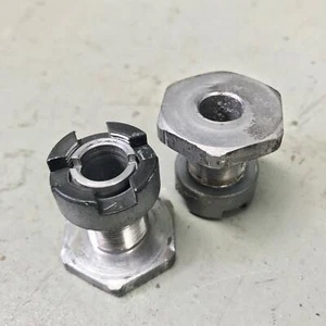 ENGINE MOUNT FRAME ADJUSTMENT BOLTS NUTS PAIR BMW F650GS F650 650 650GS 2015 - Picture 1 of 2