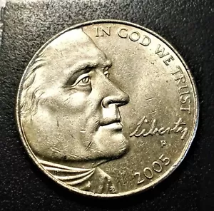 UNITED STATES-2005 "P" JEFFERSON NICKEL / LEWIS & CLARK OCEAN VIEW - Picture 1 of 2