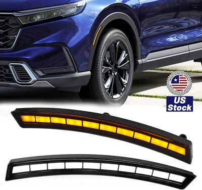 2 luces de circulación diurna luces de señalización laterales de rueda para Honda CR-V CRV 2023 2024 Foto 1 de 4