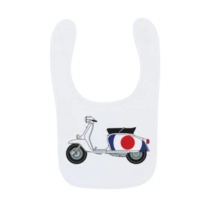 Baby's Unisex Lambretta Target Mod BIb Scooter Niño Weller Jam - Imagen 1 de 2