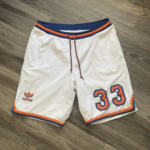 Adidas Athletic Basketball Shorts Size Mens Medium New York Knicks Colorway Cover