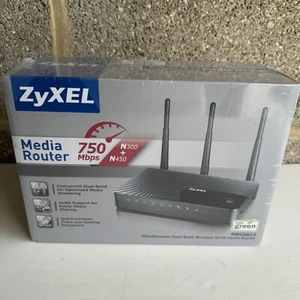 Zyxel NBG5615 750mbps Simultaneous Dual Band Wirless N750 Media Router Brand New - Picture 1 of 4