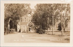 RPPC Bismarck North Dakota Entrance at State Penitentiary early 1900s - Picture 1 of 2