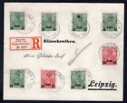 GERMANY Levant Smyrna Turkey 1902 Registered Cover to Leipzig