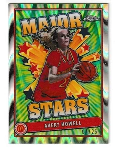 AVERY HOWELL 2024 TOPPS CHROME MCDONALD'S ALL AMERICAN MAJOR STARS TIE DYE #/25. - Picture 1 of 1