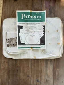Vintage Paragon Embroidery Kit Placemats Napkins Stately Elegance Eagle 0326 - Picture 1 of 12