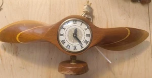 Propellor Clock Mid Century Electric Lanshire Movement USA Runs Smooth Very Nice - Picture 1 of 5