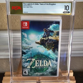 Zelda Tears of the Kingdom Nintendo Switch PSA 10 A++ 1st Print CGC VGA WATA