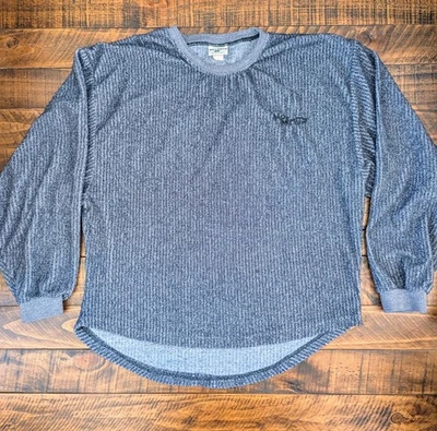 Vintage No Limits Long Sleeve Men’s Shirt USA Gray Corduroy Medium - Image 1 of 4