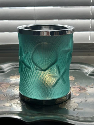Yankee Candle Scenterpiece Calentador Fácil Meltcup Costas Verde azulado CLASS DE MAR LED Foto 1 de 4