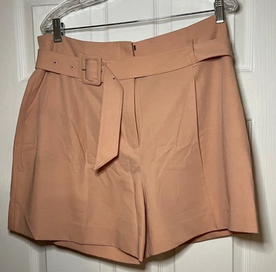 Satén con cinturón color coral mercado negro de la Casa Blanca talla 14 nuevo con etiquetas - $79,00 Foto 1 de 4