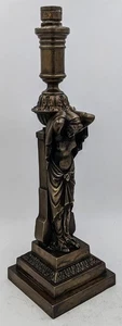 THOMAS MESSENGER MANIER BRONZE WEIBLICHER AKT LAMPENFUSS 19. JAHRHUNDERT - Bild 1 von 12