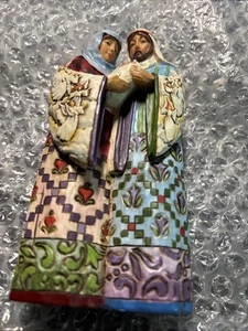 Jim Shore Blessed Family Collectible Ornament of Mary Joseph and Jesus 5.25" - Picture 1 of 2