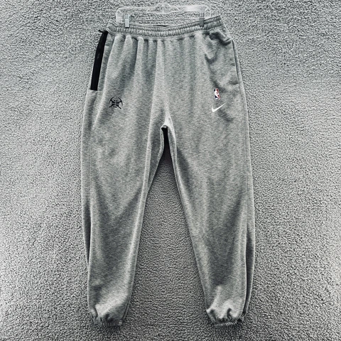 Denver Nuggets Pants Men XXL Tall Gray Nike Dri Fit NBA Warm Up Jogger Sweatpant Cover