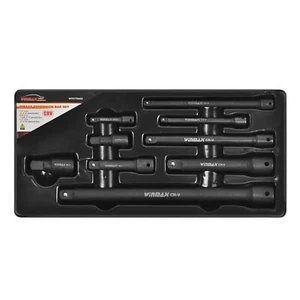 9 Sizes 1/4,3/8,1/2" DriveChrome Vanadium Steel Impact Socket Bar Extension Set - Picture 1 of 11