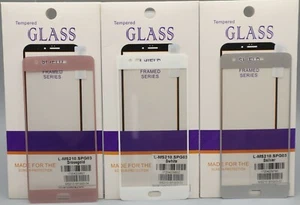Tempered Glass Screen Protector for LG MS210 Aristo U-Pick White,RoseGold,Silver - Picture 1 of 15